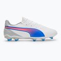 Кросівки футбольні PUMA King Match FG/AG puma white/bluemazing/flat light grey/sunset glow 2