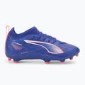 Кросівки футбольні дитячі PUMA Ultra 5 Match FG/AG Jr lapis lazuli/puma white/sunset glow 2