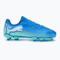 Дитячі футбольні бутси PUMA Future 7 Play FG/AG Jr гіперпосилання сині/м'ятні/пума білі 2