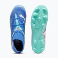 Кросівки футбольні дитячі PUMA Future 7 Pro FG/AG Jr bluemazing/puma white/electric peppermint 4