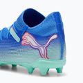 Кросівки футбольні дитячі PUMA Future 7 Pro FG/AG Jr bluemazing/puma white/electric peppermint 6