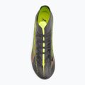 Кросівки футбольні чоловічі PUMA Ultra 5 Match+ FG/AG matte aged silver/yellow alert/puma aged silver 5