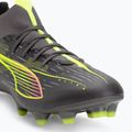 Кросівки футбольні чоловічі PUMA Ultra 5 Match+ FG/AG matte aged silver/yellow alert/puma aged silver 7