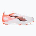 Кросівки футбольні чоловічі PUMA Ultra 5 Match FG/AG puma white/puma black/glowing red 2