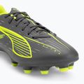 Кросівки футбольні PUMA Ultra 5 Play FG/AG matte aged silver/yellow alert/puma aged silver 7