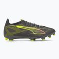 Кросівки футбольні чоловічі PUMA Ultra 5 Pro FG/AG matte aged silver/yellow alert/sun struck 3