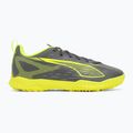 Кросівки футбольні дитячі PUMA Ultra 5 Play TT Jr matte aged silver/yellow alert/puma aged silver 2