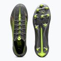 Кросівки футбольні чоловічі PUMA Ultra 5 Ultimate FG matte aged silver/yellow alert/sun struck 3