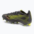 Кросівки футбольні чоловічі PUMA Ultra 5 Match FG/AG matte aged silver/yellow alert/puma aged silver 3