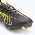 Кросівки футбольні чоловічі PUMA Ultra 5 Match FG/AG matte aged silver/yellow alert/puma aged silver 7