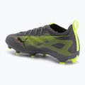 Кросівки футбольні дитячі PUMA Ultra 5 Pro FG/AG Jr matte aged silver/yellow alert/sun struck 3