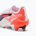 Кросівки футбольні чоловічі PUMA Ultra 5 Ultimate FG puma white/puma black/glowing red 8