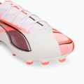 Кросівки футбольні чоловічі PUMA Ultra 5 Ultimate FG puma white/puma black/glowing red 7