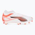 Кросівки футбольні чоловічі PUMA Ultra 5 Play+ FG/AG puma white/puma black/glowing red 2