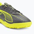 Кросівки футбольні чоловічі PUMA Ultra 5 Play TT matte aged silver/yellow alert/puma aged silver 7