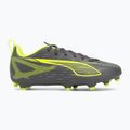 Кросівки футбольні дитячі PUMA Ultra 5 Play FG/AG Jr matte aged silver/yellow alert/puma aged silver 2