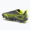 Кросівки футбольні дитячі PUMA Ultra 5 Play FG/AG Jr matte aged silver/yellow alert/puma aged silver 3