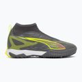 Дитячі футбольні бутси PUMA Ultra 5 Match+ LL TT+ Mid Jr матові зістарені сріблясті/жовті алерт/пума зістарені сріблясті 2