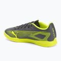 Кросівки футбольні чоловічі PUMA Ultra 5 Play IT matte aged silver/yellow alert/puma aged silver 3