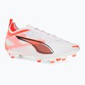 Кросівки футбольні дитячі PUMA Ultra 5 Pro FG/AG Jr puma white/puma black/glowing red