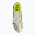 Кросівки футбольні чоловічі PUMA King Ultimate Forever FG/AG feather gray/electric lime/puma white/flat light gray 5