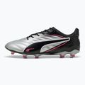 Кросівки футбольні чоловічі PUMA King Pro FG/AG puma silver/puma black/sun struck/puma white