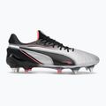 Кросівки футбольні чоловічі PUMA King Ultimate MxSG puma silver/puma black/sun struck/puma white 2