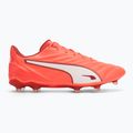 Кросівки футбольні чоловічі PUMA King Pro FG/AG glowing red/puma white/red fire 2