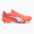 Кросівки футбольні чоловічі PUMA King Ultimate FG/AG glowing red/puma white/red fire 2