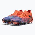 Кросівки футбольні чоловічі PUMA Future 8 Match Creativity FG/AG orange poppy/black/dark amethyst/electric peppermint 9