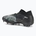 Кросівки футбольні чоловічі PUMA Future 8 Match FG/AG puma black/cool light gray/fluo green 3