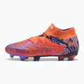 Кросівки футбольні чоловічі PUMA Future 8 Ultimate Creativity FG orange poppy/dark amethyst/electric peppermint/black 8