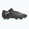 Кросівки футбольні чоловічі PUMA Future 8 Ultimate Low FG puma black/cool light gray/fluo green 2