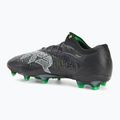 Кросівки футбольні чоловічі PUMA Future 8 Ultimate Low FG puma black/cool light gray/fluo green 3