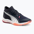 Кросівки гандбольні чоловічі PUMA Eliminate Nitro SQD parisian night / puma white / glowing red
