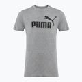 Футболка чоловіча PUMA ESS No. 1 Logo Tee medium gray heather