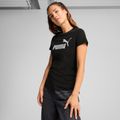 Футболка жіноча PUMA ESS Metallic No. 1 Logo Tee puma black/metallic silver 3