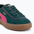 Жіночі туфлі PUMA Club Klassika замшеві темний мирт / пума рожеві 7