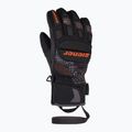 Рукавиці гірськолижні дитячі ZIENER Luro Aquashield PR black/orange pop 8