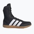 Кросівки боксерські чоловічі adidas Box Hog Wide black/white 2