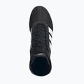 Кросівки боксерські чоловічі adidas Box Hog Wide black/white 5