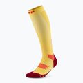 Шкарпетки компресійні жіночі CEP Run Tall 5.0 marigold/burgundy 2