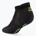 Шкарпетки компресійні жіночі CEP Run No Show 5.0 black/lime 3