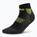 Шкарпетки компресійні жіночі CEP Run Low Cut 5.0 black/lime 2