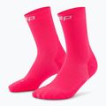 Шкарпетки компресійні жіночі CEP Run Mid Cut 5.0 pink
