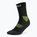 Шкарпетки компресійні жіночі CEP Run Mid Cut 5.0 black/lime 2