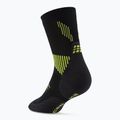 Шкарпетки компресійні жіночі CEP Run Mid Cut 5.0 black/lime 3