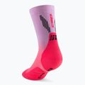 Шкарпетки компресійні жіночі CEP Run Edt. Gradient Mid Cut Compression 5.0 pink/lilac fade 3
