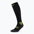 Шкарпетки компресійні чоловічі CEP Run Tall 5.0 black/lime 2