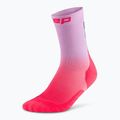 Шкарпетки компресійні чоловічі CEP Run Edt. Gradient Mid Cut Compression 5.0 pink/lilac fade 2